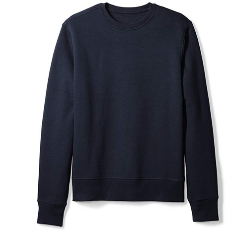 Men's Long-Sleeve Crewneck Fleece Sweatshirt